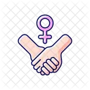 Girl Power Power Feminism アイコン