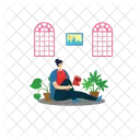 Girl Reading Book Knowledge Book Reader Icon