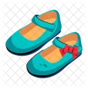 Girl Shoes Girl Boots Kids Shoes Icon