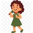 Singer Kid Microphone Icon