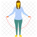 Skipping Rope Jumping Icon
