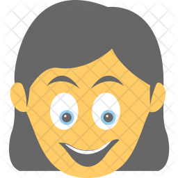 Girl Smiling Icon