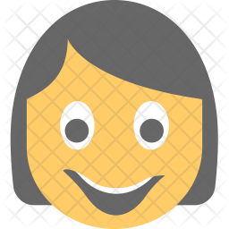 Girl Smiling Icon