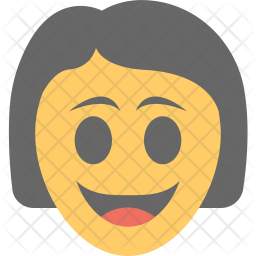 Girl Smiling Icon