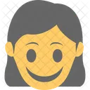 Girl Smiling Emoji Icon