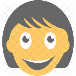 Girl Smiling Icon
