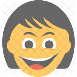 Girl Smiling Icon