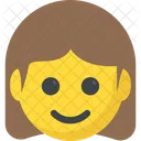 Smiling Girl Emoji Icon
