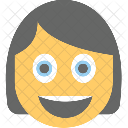 Girl Smiling Icon