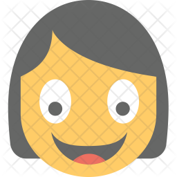 Girl Smiling Icon