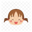 Girl Emoji Smile Icon