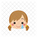 Girl Emoji Smiling Icon