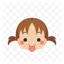 Girl Emoji Stick Out Tongue Icon