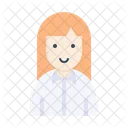 Student Girl People Icon