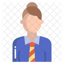 Girl Student  Icon