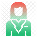 Girl Student Student Study Icon
