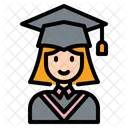 Girl Student  Icon