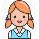 Girl Student  Icon