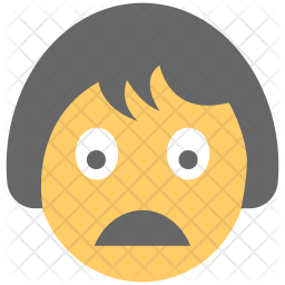 Girl Surprised Icon