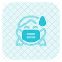 Girl Sweat Emoji With Face Mask Emoji Icon