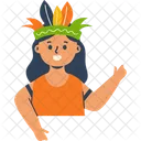 Girl Traditional Culture Icon
