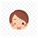 Girl Emoji Stick Out Tongue Icon