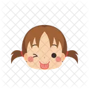 Girl Emoji Stick Out Tongue Icon
