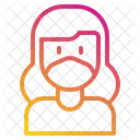 Female Woman Medical Masks Icon