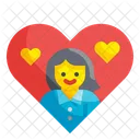 Girlfriend Woman Heart Icon