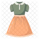 Frock Woman Dress Attire Icon