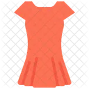 Girls Dress Dress Women Clothing Icon