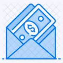 Giro Postal Monetizar Sobre De Dinero Icono