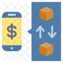 Dinero Orden Smartphone Icono