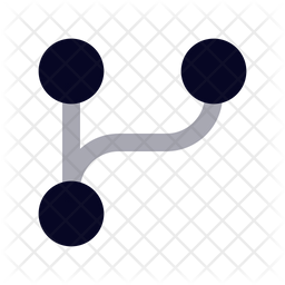 Git Branch Icon - Download in Dualtone Style
