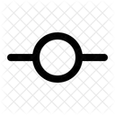 Git Commit Outline Multipurpose Outline Icon