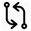 Git 比較  アイコン
