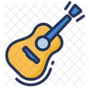 Gitarre Spielen Akustisch Symbol