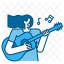 Gitarre spielen  Symbol