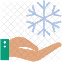 Christmas Give Hand Icon