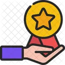 Give Badge Give Star Icon
