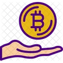 Give Bitcoin  Icon