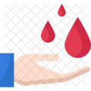 Water Day Give Blood Clean Water Icon