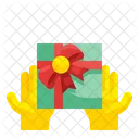 Give Box Hand Gift Icon