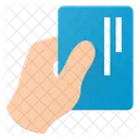 Business Card Hold Icon