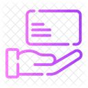 Give Identity Id Card Icon