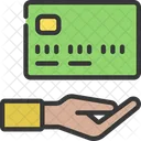 Give Credit Card  Icon