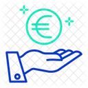 Mhand Coin Give Euro Euro Payment Icon