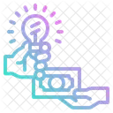 Give Financial Idea Financial Idea Finance Idea Icon