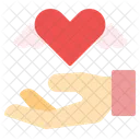 Give Heart Charity Love Care Icon