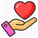 Hand Heart Love Icon